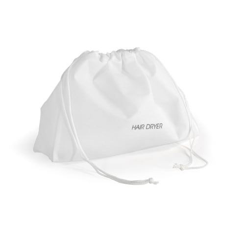 Hair Dryer Bag, White